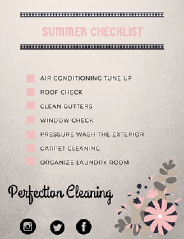 Summer Home Maintenance Checklist